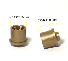 2pc BTO Newly Made Aurora AFX Magnatraction HO Slot Car Rear Wheels 8719... - $27.78 MXN