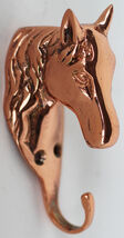 Horse Equestrian Horse Home Decor Wall Mount Hook in Copper Finish 6735CU - $22.76