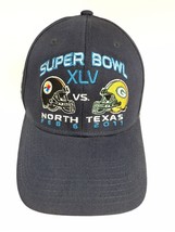 Reebok Super Bowl 45 XLV Steelers Packers 2011 Blue Strapback Trucker Hat - New! - £13.17 GBP