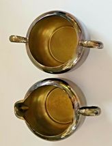 ONEIDA COMMUNITY LTD 609 SILVER PLATE CREAM & SUGAR image 4