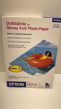 Epson DURABrite Ink Photo Paper 4x6 Glossy Photo Paper 50 Sheets S041734... - $109.15 MXN