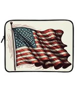 American Flag Graphic 16&quot; Laptop Sleeve - Patriotic Laptop Sleeve - Art ... - $34.65