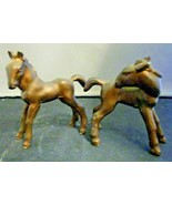 Set of Two SRG Sell Right Gifts 1940s Bronzed Metal Ponies - $935.35 MXN