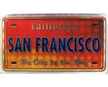 San Francisco California The City By The Bay Foil Panoramic Dual Sided F... - $7.99