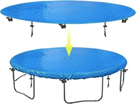 Trampoline Cover- 10Ft Trampoline Protective Cover, Easy to Install (Blue) - £15.20 GBP