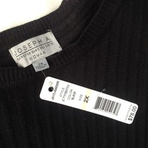 Joseph A.Women&#39;s Plus Sweater size 24/22/2X Winter Spring Black Knit Top... - £25.69 GBP