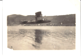 Vintage Curtiss 1912 Model E Flying Boat Keuka Lake B&amp;W Photo Harry Benner - $89.05
