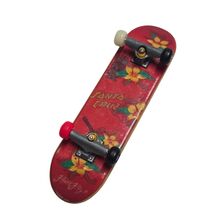 Tech Deck Santa Cruz Fingerboard Skateboard Red Floral 96mm VTG Y2K Rare - $74.25