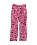 Womens Pajamas Disney Minnie Mouse Pink Fleece Lounge Pants Junior Girls... - £14.01 GBP