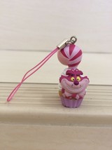 Disney Cheshire Cat Cupcake Figure, Keychain. Alice in Wonderland. RARE ITEM - £17.40 GBP