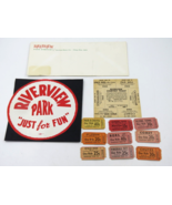 Vintage Riverview Amusement Park Chicago Ticket Stubs, Envelope, Paper D... - £23.18 GBP