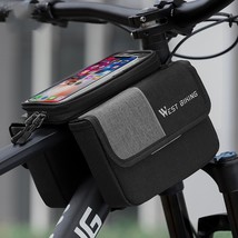 Bilateral Tube Touch Screen Saddle Bag - $22.49