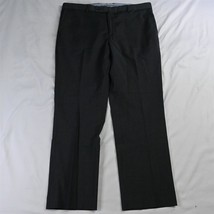 Nautica 36 x 30 Gray Check Straight Leg Wool Blend Mens Dress Pants - £12.48 GBP
