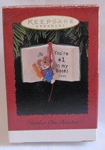 Hallmark Keepsake Ornament Number One Teacher 1995 - $6.19