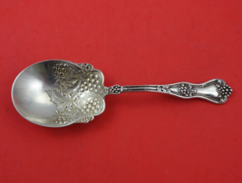 Grape by Dominick and Haff Sterling Silver Berry Spoon Gold Washed w/ Grapes 8&quot; - £289.40 GBP