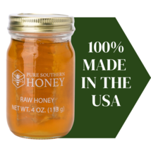 MINI 4 oz. Raw &amp; Unfiltered Honey with Comb, New 2025 Crop100% Raw &amp; Unf... - $11.99