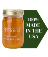 MINI 4 oz. Raw &amp; Unfiltered Honey with Comb, New 2025 Crop100% Raw &amp; Unf... - $16.80 CAD