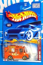 Hot Wheels 2002 Wild Frontier Series #57 Ice Cream Truck Orange w/ 5SPs - $3.00