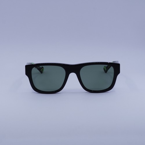 Gucci GG1427S 005 Black/Green Havana/Green 53-21-145 Sunglasses New Authentic Item image 2