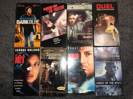 Lot of 8  VHA Movies dark blue the net training day enemy of the state￼ And More - £7.69 GBP