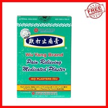 Natural Pain Relief: Wu Yang Medicated Plaster 40 Count for Active Lifes... - $917.59 MXN