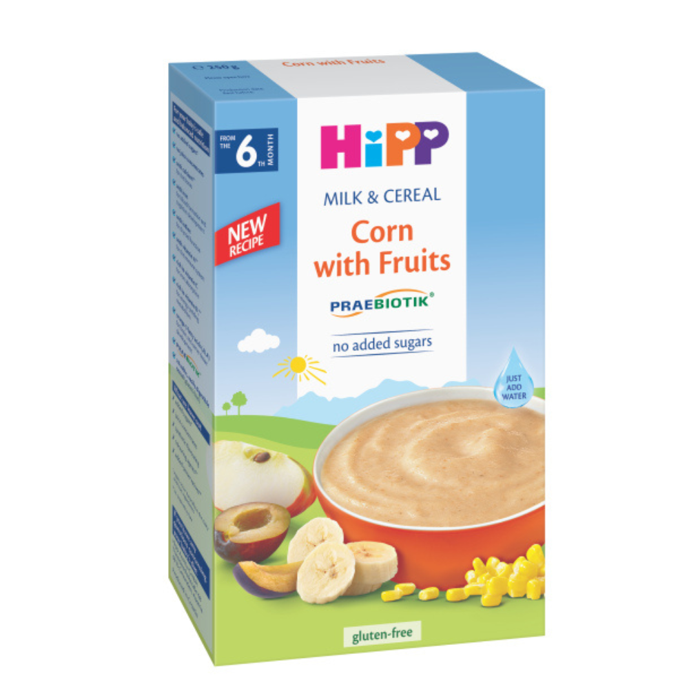 Primary image for Hipp Organic Milk Cereal with Corn and Fruits