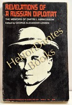 Revelations of a Russian Diplomat: The Memoirs by George Lensen (1964 Softcover) - £26.26 GBP