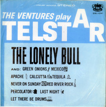 The Ventures Play Telstar, The Lonely Bull &amp; Others SCARCE Cherry Red Vi... - £19.65 GBP