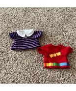 Webkinz Clothing - Striped Polo Shirt &amp; Wheel of Wow Shirt - $187.53 MXN