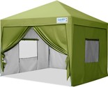 Quiet Privacy 10&#39; X 10&#39; Pop Up Canopy Tent Enclosed Instant Gazebo Shelt... - £162.68 GBP