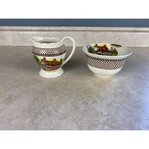 Myott  &amp; Son Hanlly England Shakespeare Land Creamer And Open Sugar Bowl - $27.03 CAD