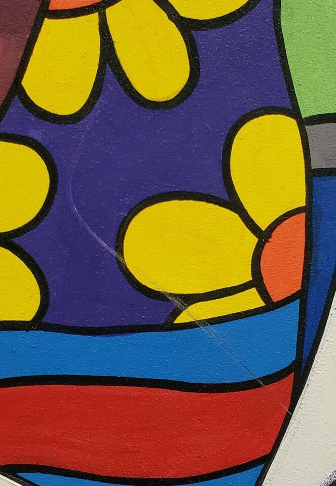 Signed RUPHY Latina Woman Dominican Republic Painting Art like Romero Britto Item image 4