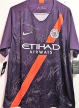 Jersey / Shirt Manchester City Winner Premier League 18-19 - Autographed Squad - £799.35 GBP