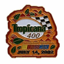 2002 Tropicana 400 Chicagoland Speedway Joliet IL NASCAR Race Enamel Hat... - $7.95