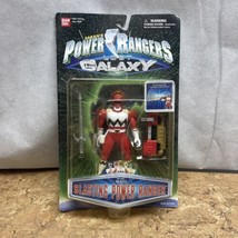1999 Bandai Mighty Morphin Power Rangers Lost Galaxy Red Blasting NIP JD - £116.77 GBP