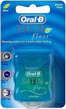 Oral-B Satin Dental Floss Mint Flavour, Pack of 3 - £17.57 GBP