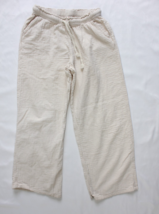 Cat &amp; Jack Girls Size L(10/12) Beige Gauze Elastic Drawstring Wide Leg P... - $8.87