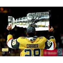 William Carrier Autographed Stanley Cup Vegas Golden Knights 8x10 Photo COA IGM - £54.32 GBP