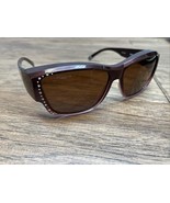 Solar Shield Polarized Sunglasses Woman&#39;s Oversized Luxury Fashion KG JD - $16.29 CAD
