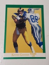 Kevin Greene Los Angeles Rams 1991 Fleer Card #269 - £0.77 GBP