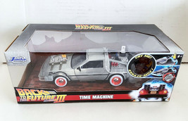 NEW Jada 32166 Back to the Future pt III 3 TIME MACHINE 1:24 Die-Cast w/ Lights - £29.28 GBP