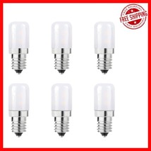 Compact 2W LED Light Bulbs for Dryer, Salt Lamps &amp; Fridges - 6-Pack E12 ... - $25.21