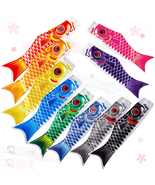 Boao 10 Pieces Japanese Carp Windsock Fish Flag Kite 15.7 Inch Japanese ... - £18.96 GBP
