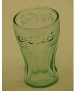 Coca Cola Coke Mini Green Drinking Glass Paneled Vintage Soda Pop 3-1/8&quot;... - £9.61 GBP