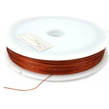 328 Ft Flexible Red Coated Beading Wire 7 Strand 0.35mm - £6.61 GBP