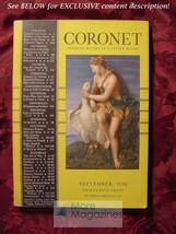 Coronet September 1938 Sep 38 Alfred Stieglitz Arnold Zweig Federico Castellon - £13.59 GBP