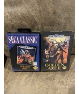 Golden Axe 1 &amp; 2 Sega Genesis 1989 CIB Tested Working Authentic Nice - $108.90