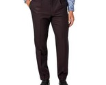 Tallia Mens Classic-Fit Wool Blend Suit Separate Pants in Wine-34Wx30L - $49.99