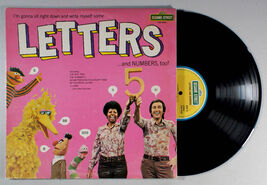 Sesame Street - Letters...and Numbers, Too! (1974) Vinyl LP • TV Soundtr... - $16.61