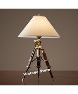 NauticalMart Royal Marine Antique BrassTripod Table Lamp - $5,585.93 MXN